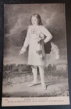 vtg postcard art Museum of Versailles KRAFFT (Ch) The Duke of Reichstadt
