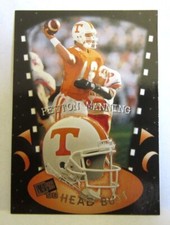 Peyton Manning RC 1998 Press Pass Head Butt ROOKIE Card#HB1!Colts QB GOAT HOF. rookie card picture
