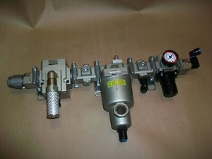 SMC Pneumatic Regulator / Filter Set VGA342-04FA AMD350C-F04D-T AC40-LNP011