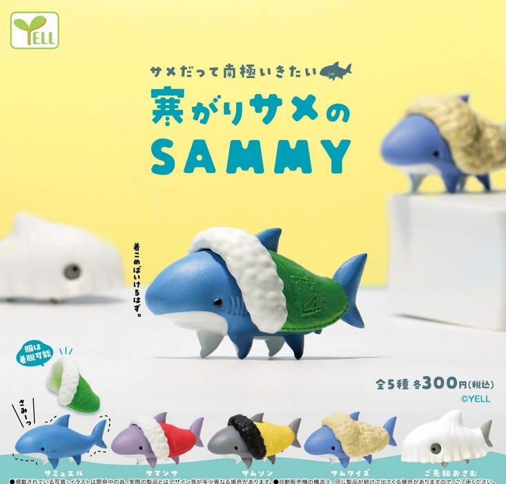 SAMMY the cold shark all 5 types set (gacha gacha complete) Japan
