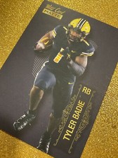 2022 WILD CARD MATTE TYLER BADIE ROOKIE BASE #MB-112 MISSOURI DENVER BRONCOS. rookie card picture