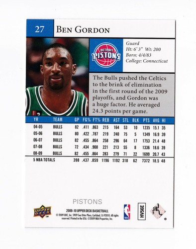 2009-10 Upper Deck Basketball Singles Pick List Spurs Rockets Lakers Bulls Jazz - Picture 24 of 135