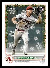 Cooper Hummel 2022 Topps Holiday #HW27 Arizona Diamondbacks ROOKIE Free Ship