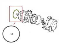 SET Dichtung Dichtring Zündverteiler OPEL Vectra A C20XE C20LET   nur BOSCH 2.5