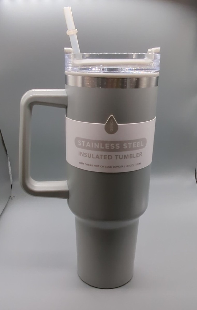 New 40 OZ Hydraquench Stainless Steel Tumbler Grey Gray QENCH | eBay