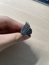 John Hardy Sterling Silver Wing Ring Size 9