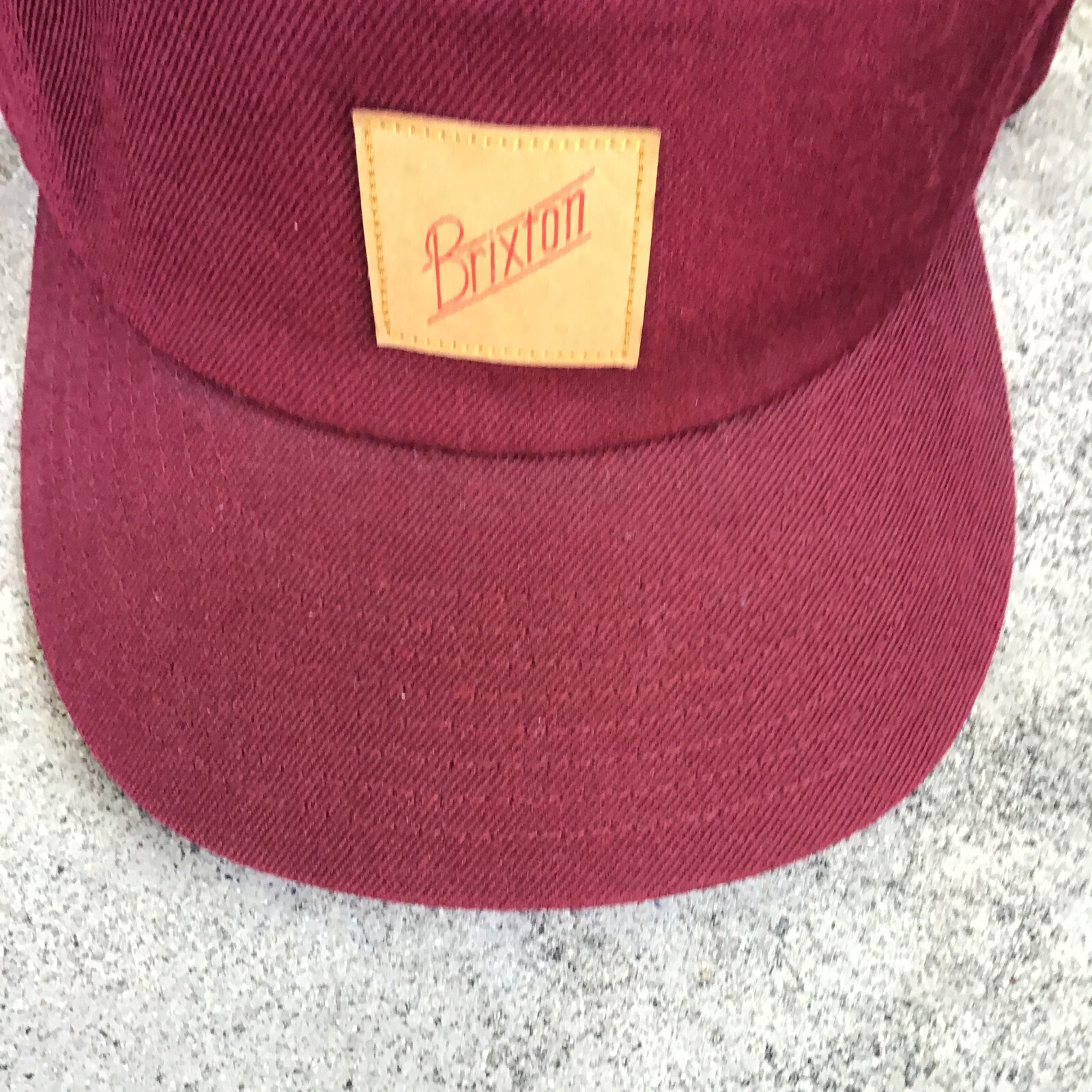 Brixton Hat Cap Snapback Patch Logo Burgundy Red - image 2