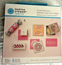 Martha Stewart Crafts Abstract Heart Design Cut/Fold Punch Scrapbook NEW 4295001