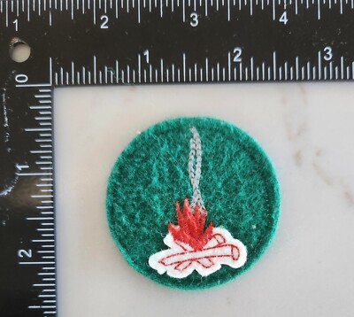 Ralph Lauren Polo PRL Trail Campfire Felt Mountain Sportsman Patch PRL Camp Rare