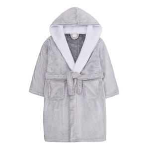 girls grey dressing gown