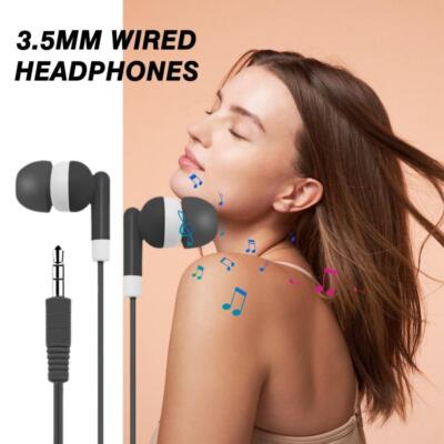 Earphones Wired Headphones In Ear High Definition Deep Jack' Bass AUX