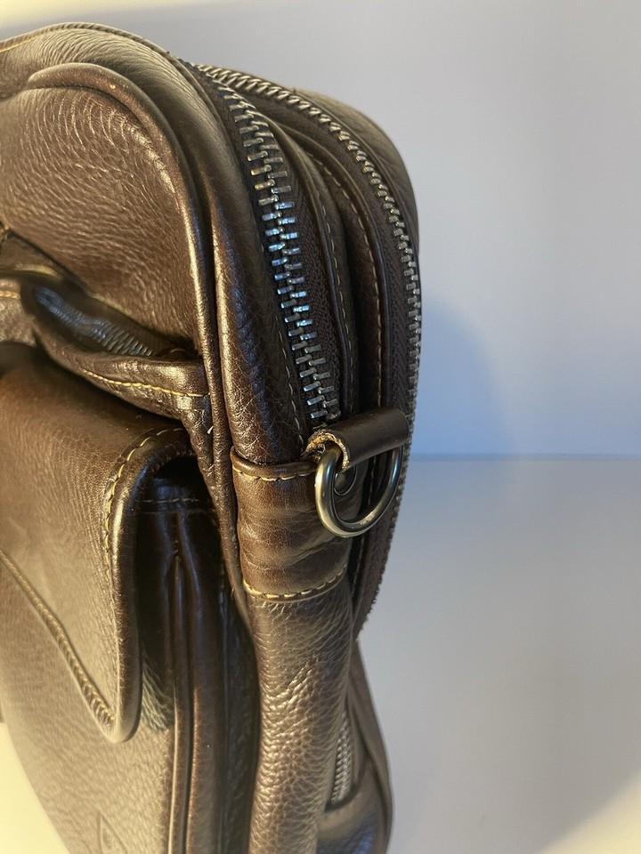 Allen Edmonds/ Leather Briefcase / Brown Briefcase/laptop/messenger Bag