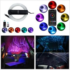 300x Car Roof Star Lights 6w Rgb Led Plastic Fiber Optic Light Rf Remote Control