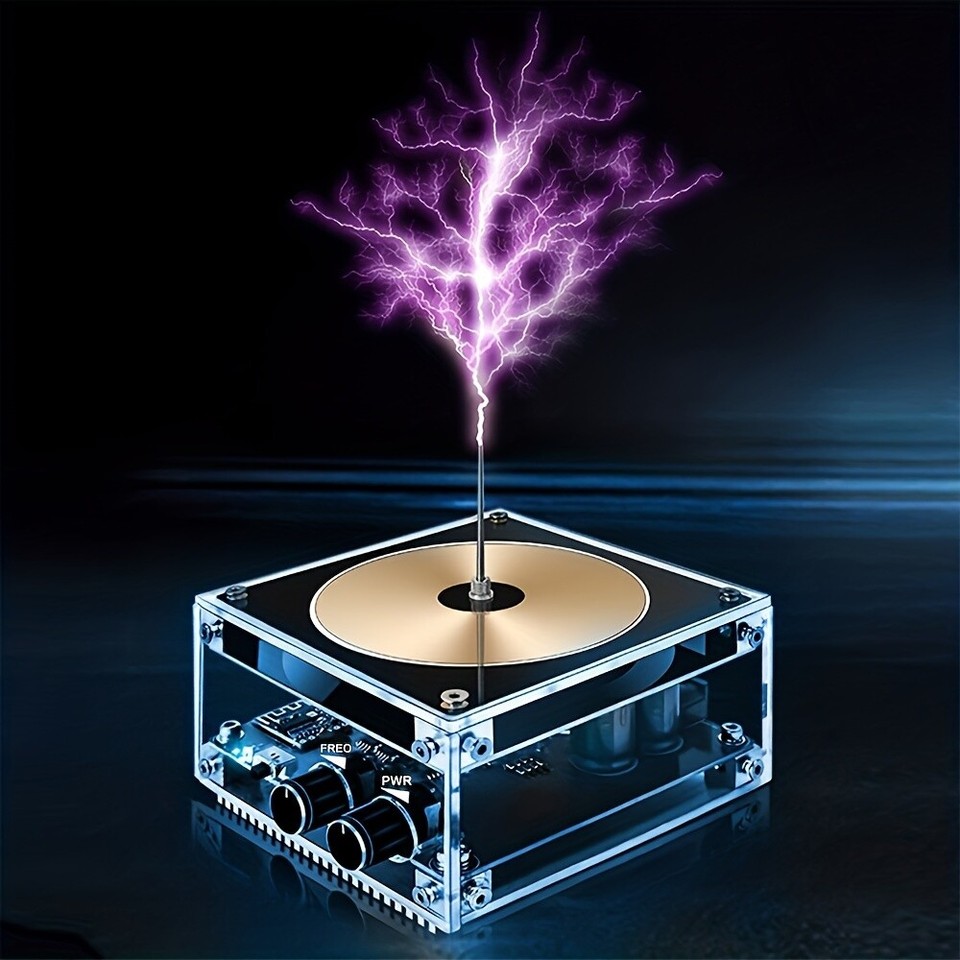 Touchable Tesla Coil Speaker - High Res Stereo, Lighting Effects | eBay