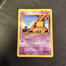 ABRA - Base Set - 43/102 - Common - Pokemon Card - Unlimited Edition 