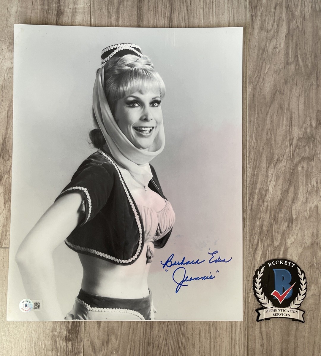 Barbara Eden Signed Autographed 11x14 Photo Dream of Jeannie Photo