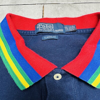 vintage polo ralph lauren hi tech polo shirt mens 2xl blue vintage polo ralph lauren hi tech polo shirt mens 2xl blue