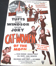 Cat-Women of the Moon - 1953 Original Pressbook. RARE, Cult, Sci-Fi, Space,
