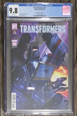 TRANSFORMERS #7 Soundwave CGC 9.8 Livio Ramondelli LTD 500 Unreleased Trade C2E2