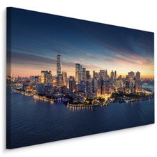 CANVAS Leinwand Bilder XXL Wandbilder Kunstdruck Flur PANORAMA New York 3D 1513