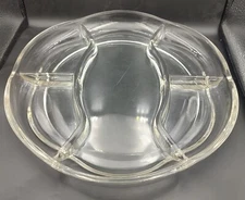 Duncan & Miller Canterbury Clear 12" Oblong 5 Part Relish 1939-1955