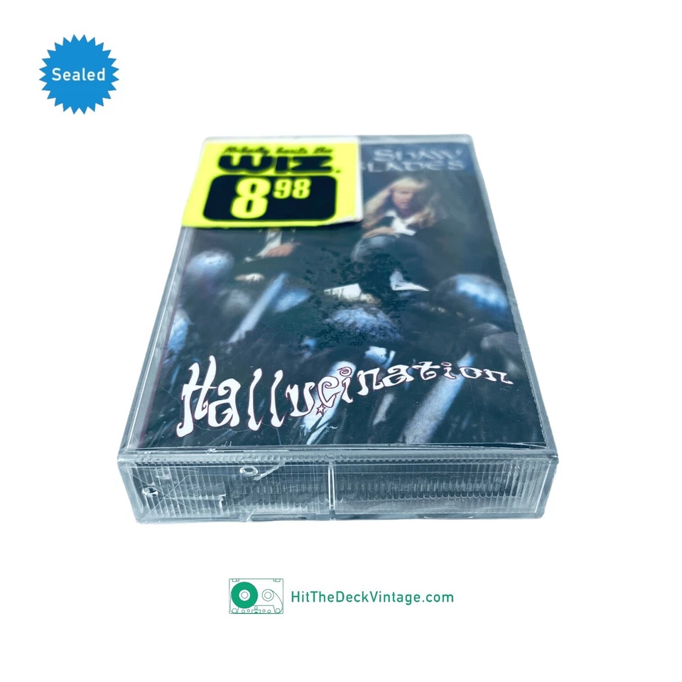 Shaw Blades - Hallucination Cassette Tape (1995) US 1st Styx Night Ranger SEALED - Image 4 of 4