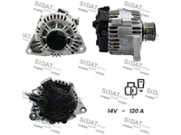 Sidat Wechselstromgenerator FüR Hyundai I30 Matrix Akzent Iii & Kia Venga Rio Ii