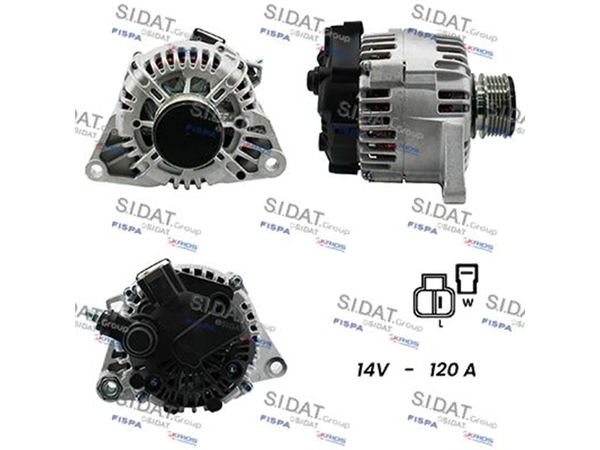 Sidat Wechselstromgenerator FüR Hyundai I30 Matrix Akzent Iii & Kia Venga Rio Ii-image