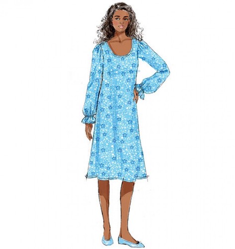 Butterick Ladies Sewing Pattern 5792 Pyjamas & Nightie (Butterick-5792-M) - Picture 5 of 8