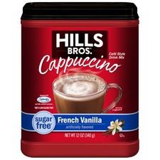 Cappuccino Mix Sugar-Free French Vanilla Instant Drink 1 Pack 12oz