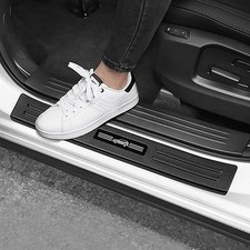 4PCS Mazda CX-5 2017-2026 Door Sill Protectors Matte Black ABS Guards R027