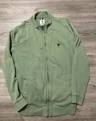 U.S. Polo Assn. Herren Sweatshirt Jacke Größe 3XL Grün