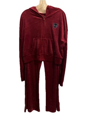 Marvel Black Panther Wakanda Forever Burgundy Womens Jogging Set XLJacket & Pant