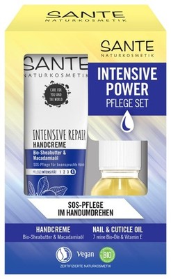 Handpflegeset SANTE: Handcreme & Nagelöl mit Bio-Ölen, 1 Set, Naturkosmetik