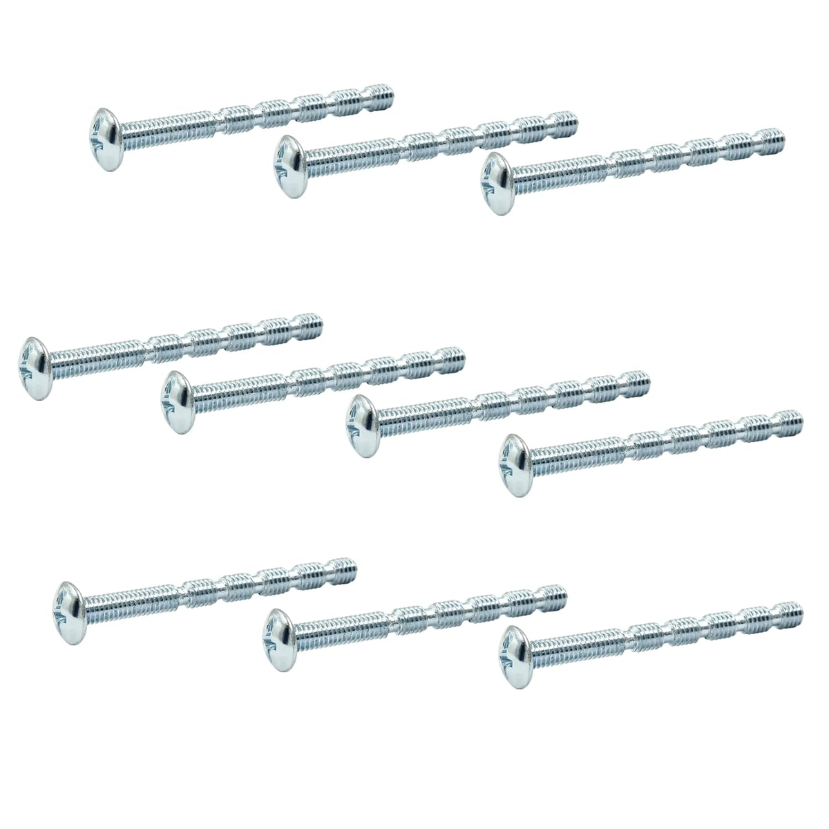 Counter-snap Breakaway Screws 60Pcs Silver Screws M4 X 45mm Truss Head ...