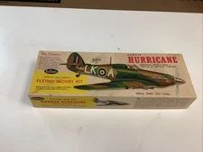 Guillows Hawker Hurricane Flying Model Airplane Kit Assembly 1962 World War 2