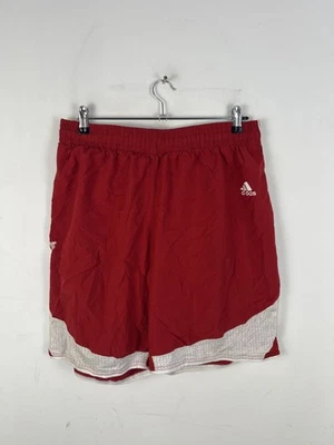 Short Adidas Basketball Homme Rouge & Blanc Taille M | Très Bon État | GS766 - Photo 1/4