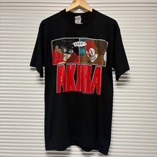 Vintage 90s Akira Anime Graphic T Shirt Rare FRUITOFTHELOOM printing excellent