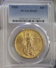 1925 US $20 Saint Gaudens Double Eagle PCGS MS63