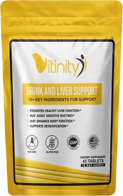 Anti Drink Support Supplement 15 Days Liver Craving Cleanse 15+ Ingredients