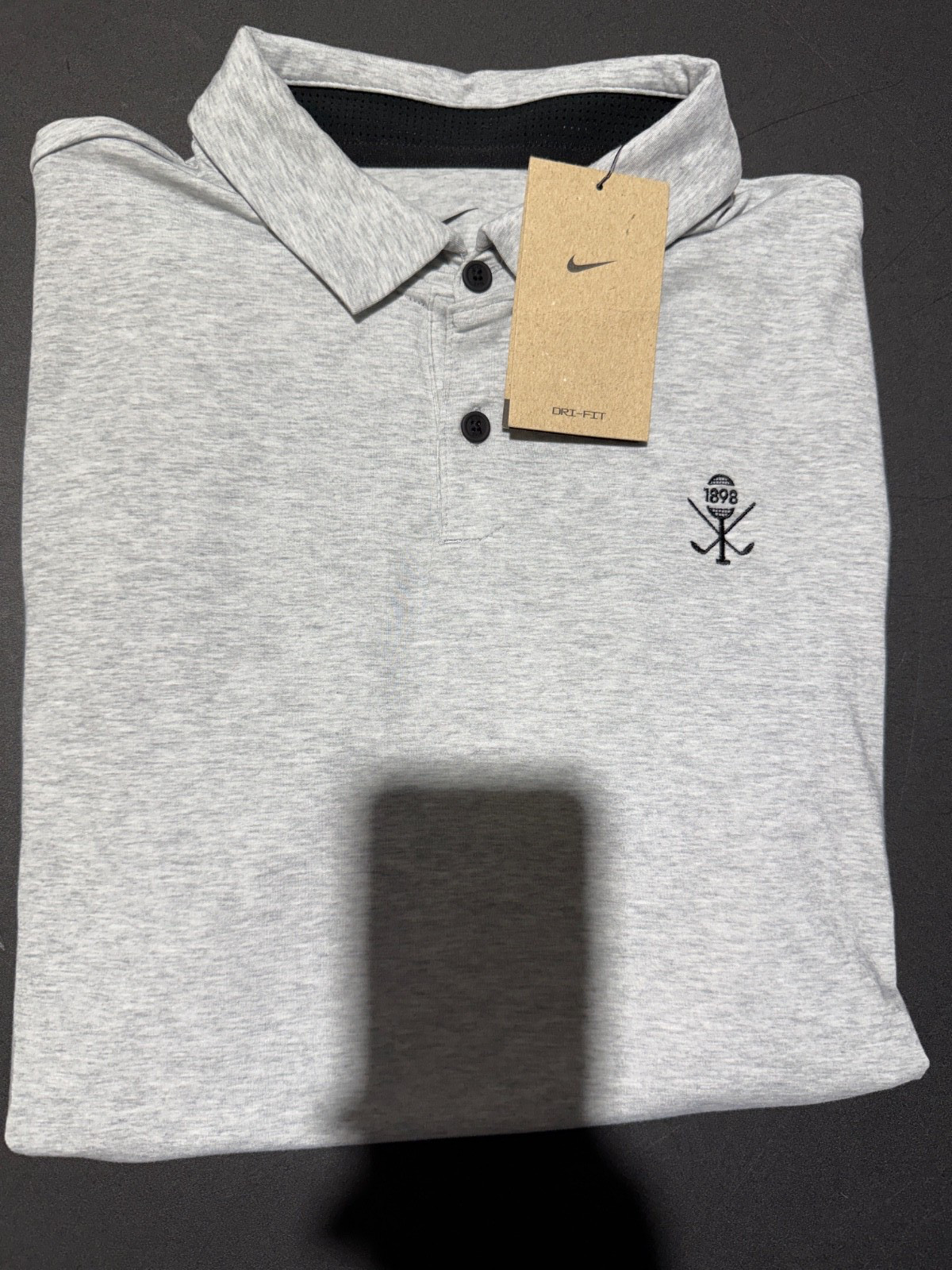 Nwt Men's Nike Dri-Fit Polo, Size: S, Color: Gray Heather (M1.23)