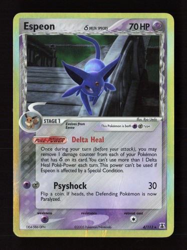 Espeon (Delta Species) Holofoil DS 4/113 Pokemon DM