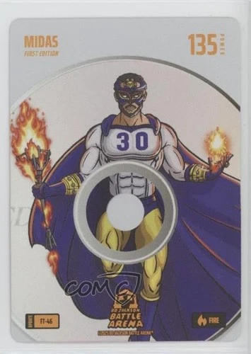 2025 Bo Jackson Battle Arena TCG Alpha Update Fire Tracks Battlefoil Midas