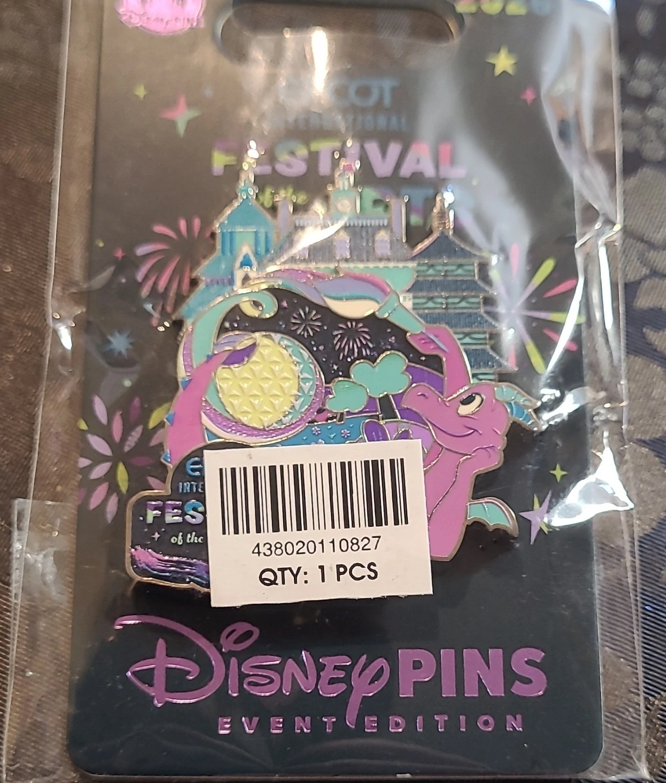 Disney Exclusive Figment Pin Epcot International Festival of the Arts 2026