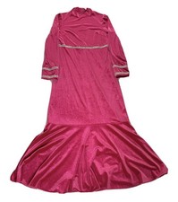 Shein Mock Neck Long Sleeve Pink Dress Womens Medium M