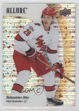 2023-24 Upper Deck Allure Gold Glitter Bomb 197/199 Sebastian Aho #38 1o5b