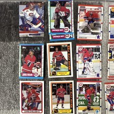 Montreal Canadiens Hockey Card Lot (60+) Patrick Roy Chelios 90s NHL Bulk