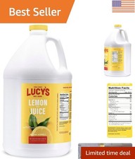 100 Pure Lemon Juice Gallon - Perfect for Cooking  Refreshing Beverages