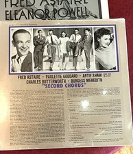 Fred Astaire vinyl 2 lp Lot Paulette Goddard Artie Shaw Second Chorus is SEALED