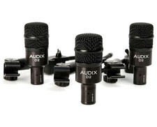Audix D2 Trio Dynamic Instrument Microphone 3...